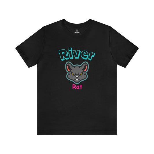 River Rat Black Short Sleeve Tee