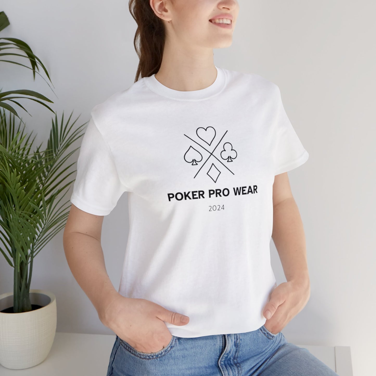 Poker Pro Wear White T-Shirt