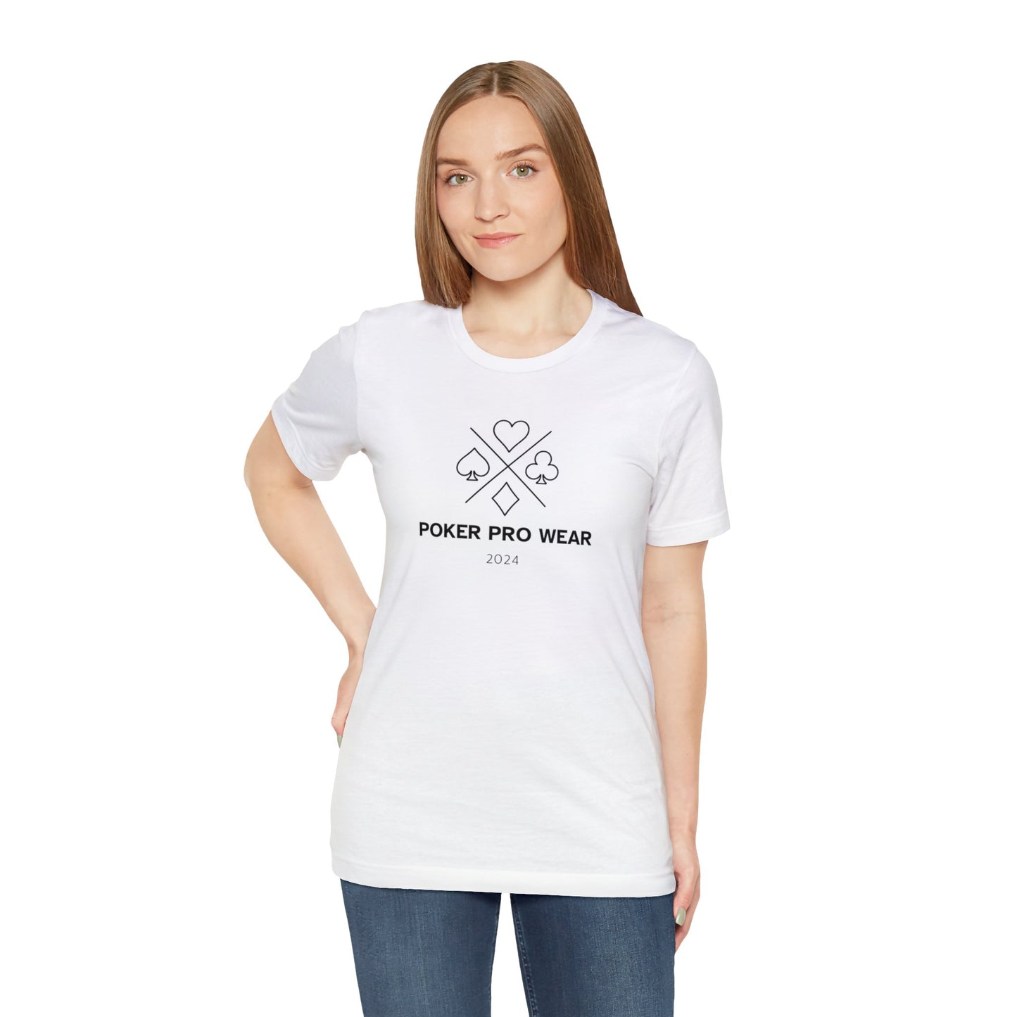 Poker Pro Wear White T-Shirt