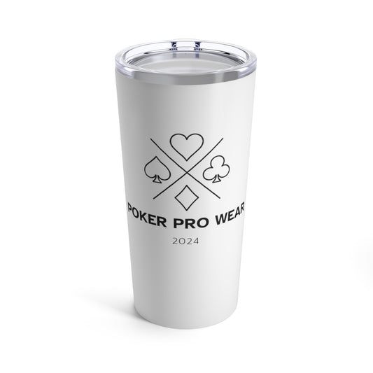 PPW Logo White Tumbler 20oz