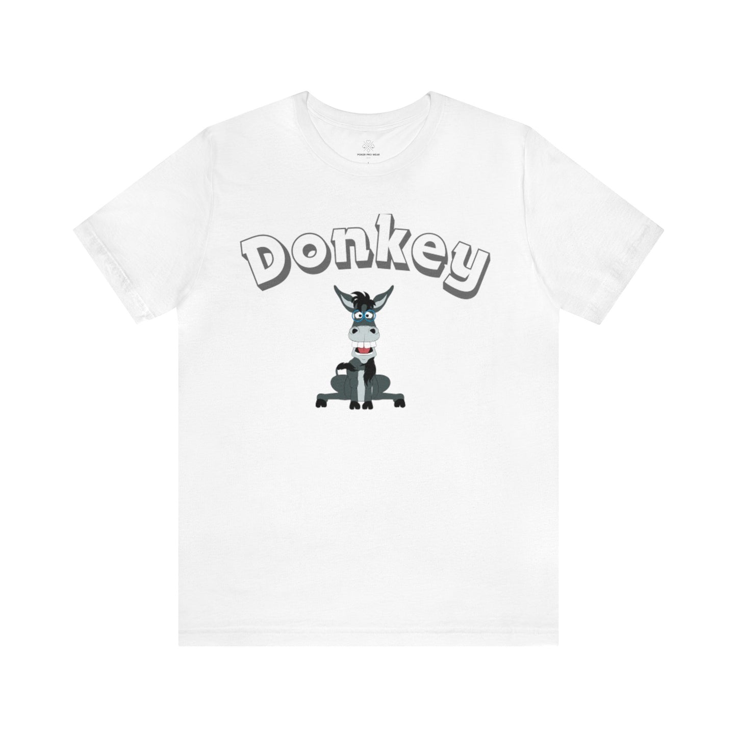 Donkey 2 White Short Sleeve Tee