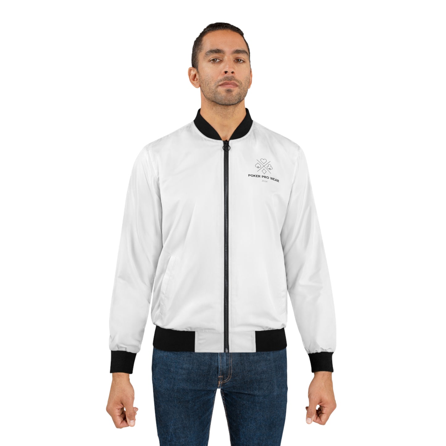 PPW White Bomber Jacket