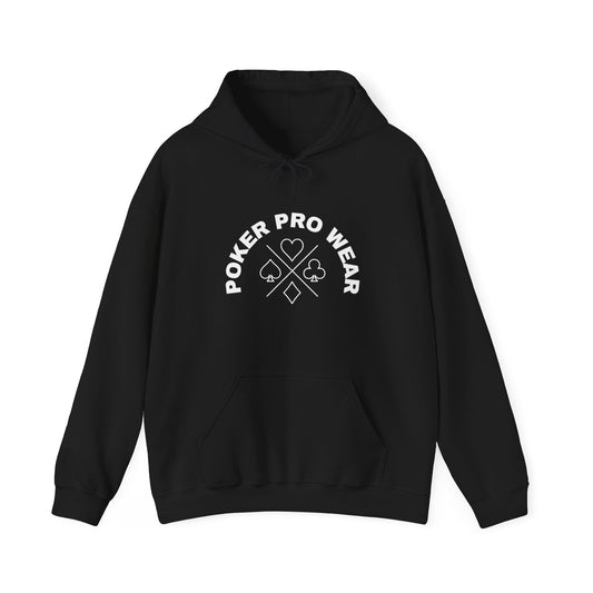 Poker Pro Wear Logo black Hooded Sweatshirt