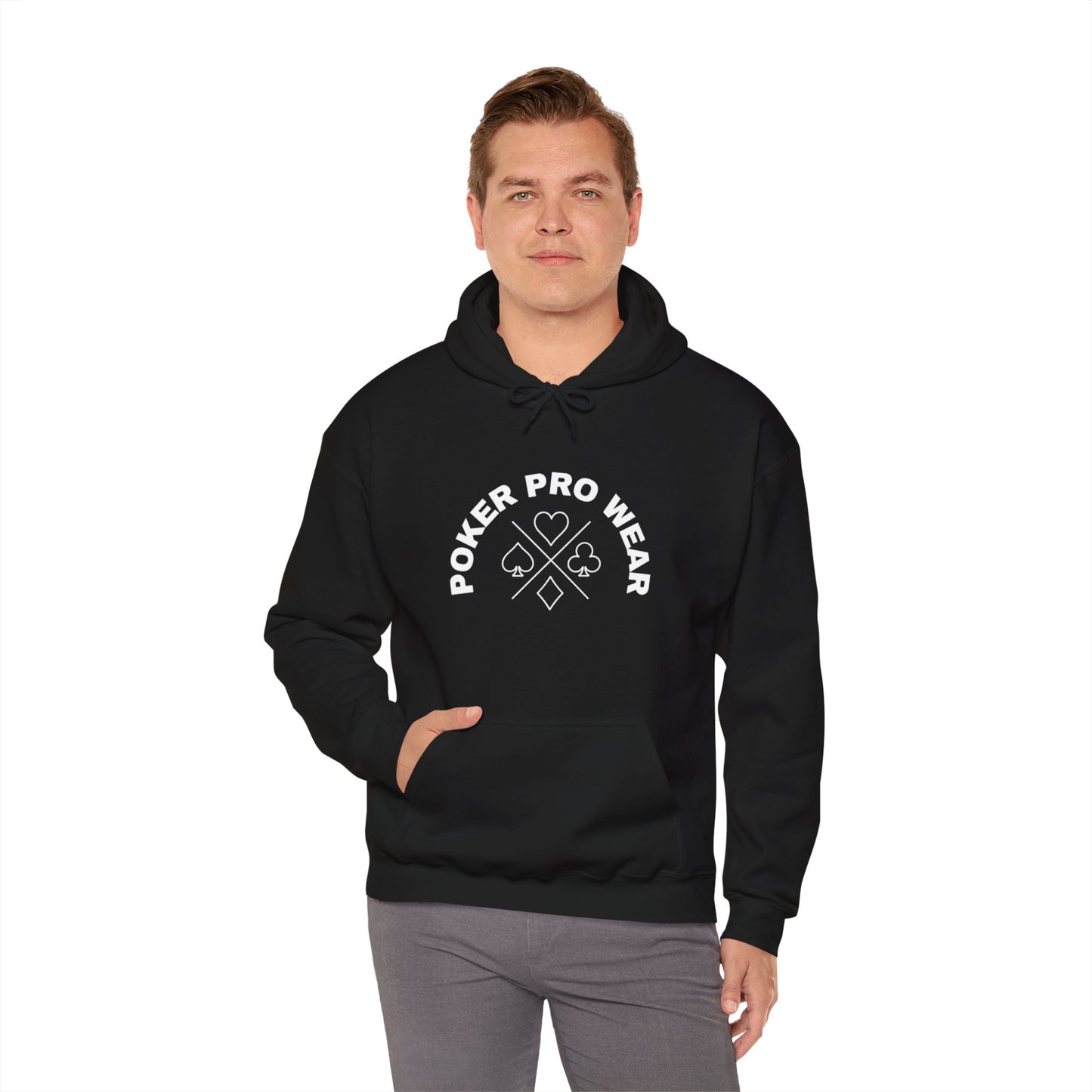 Poker Pro Wear Logo black Hooded Sweatshirt