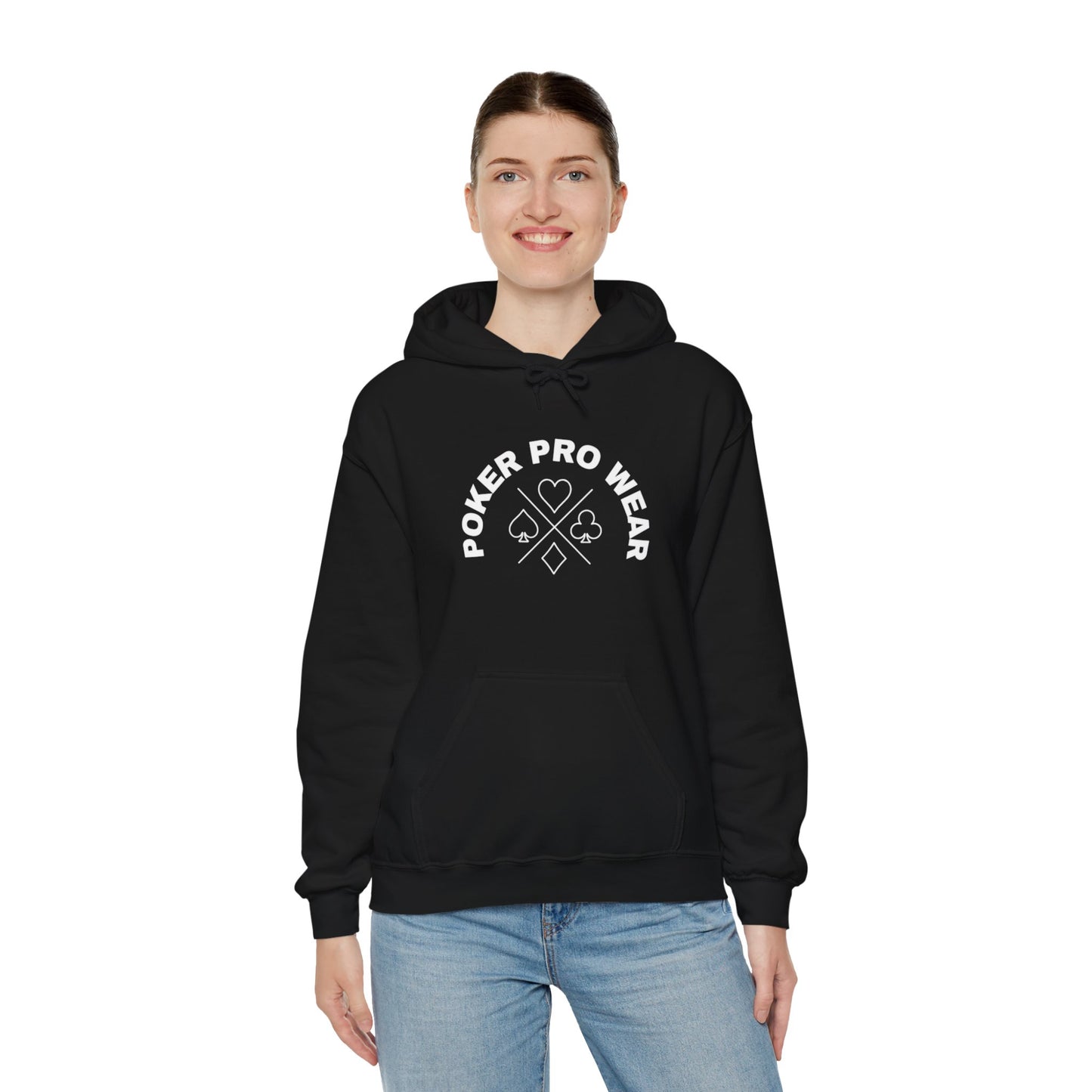 Poker Pro Wear Logo black Hooded Sweatshirt