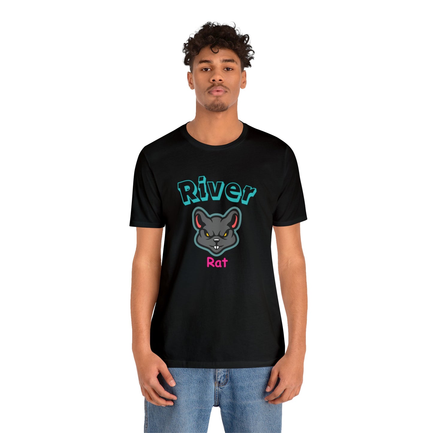 River Rat Black Short Sleeve Tee